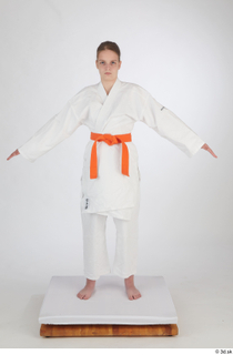Selin dressed jiu-jitsu kimono sports standing whole body 0009.jpg